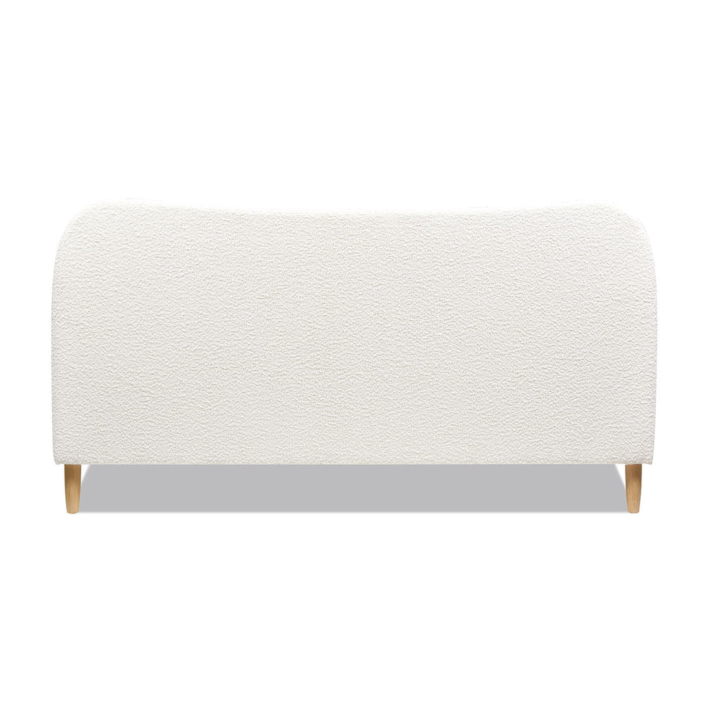 Roman - Curved Headboard Upholstered Platform Bed