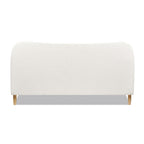Roman - Curved Headboard Upholstered Platform Bed