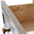 Dauphin - Handpainted Entryway Storage Cabinet - Gray Cashmere