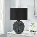 Lighting, Table Lamp, Ceramic, Contemporary - Black