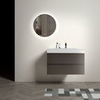 Alice - Bathroom Vanity With Sink, Wall Mounted, Floating