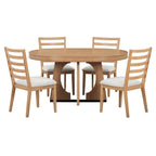 Round Dining Table Set For 4 With Chairs