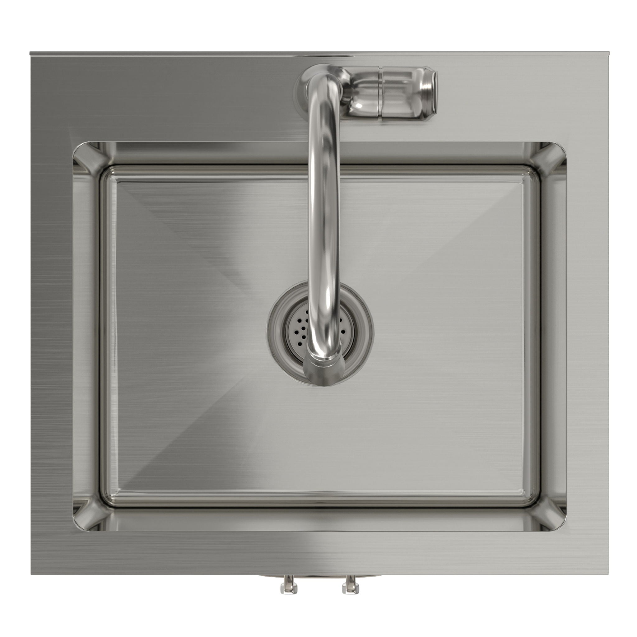 Reed - Deluxe Laundry Cabinet With Pull-Out Faucet And Stainless Steel Sink