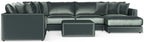 Remington - Modular Sofa And Cocktail Ottoman - Pine