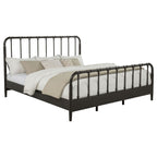Rocco All Wood Water Pipe Open Frame Eastern King Bed Dark Bronze