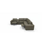 Upholstered Large Arms Sectional With Recliner Seats