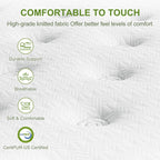 14" Hybrid Mattress With Gel Memory Foam And Pocket Springs