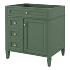 Bathroom Vanity With 2 Drawers And Tip-Out Drawer, Storage Cabinet