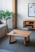 Teak Coffee Table - Natural Wood / Brown
