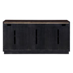 Geranio - Console Cabinet - Metallic Silver & Walnut