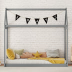 Wooden House Shaped Bed