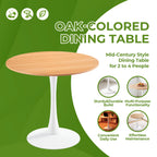 Mid-Century Tulip Table With Round Top, Pedestal Base