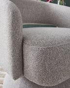 Nashkins - Swivel Accent Chair - Pebble