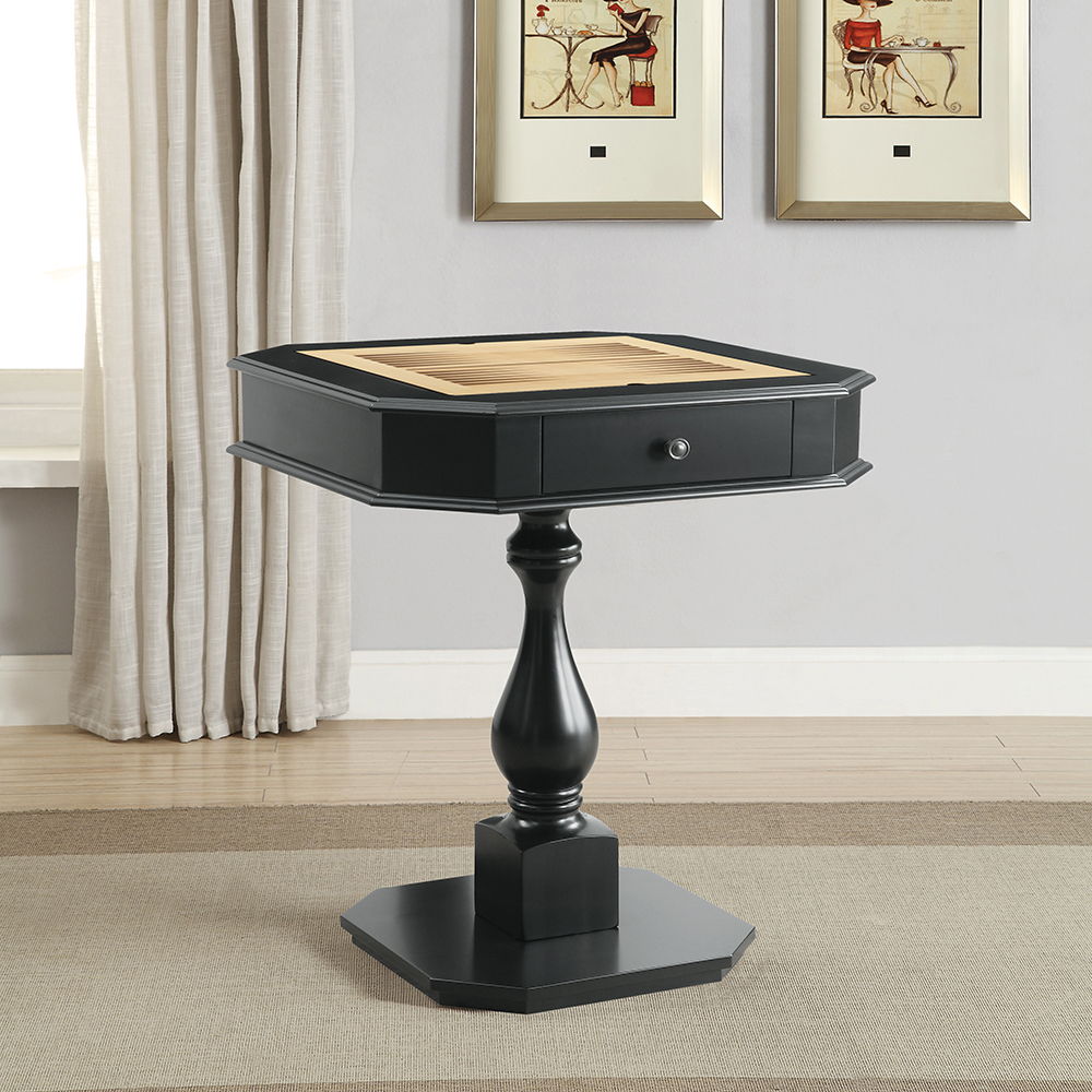 Bishop - Wood Game Table - Black