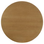 Hartville 7-piece Round Dining Table Set Natural Light Brown