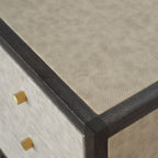 Nightstand, 3 Drawer - Black