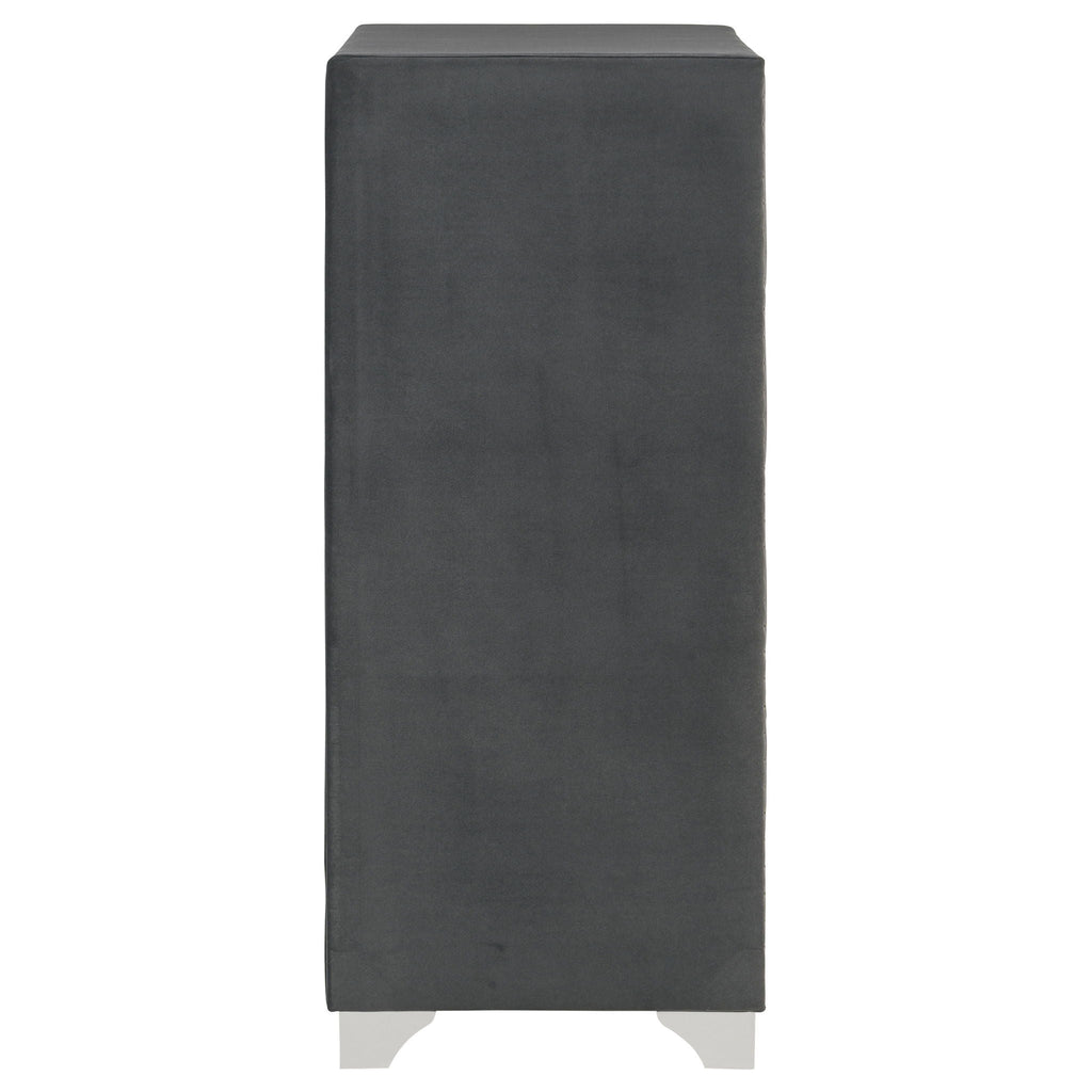 Melody 5-drawer Bedroom Chest Grey