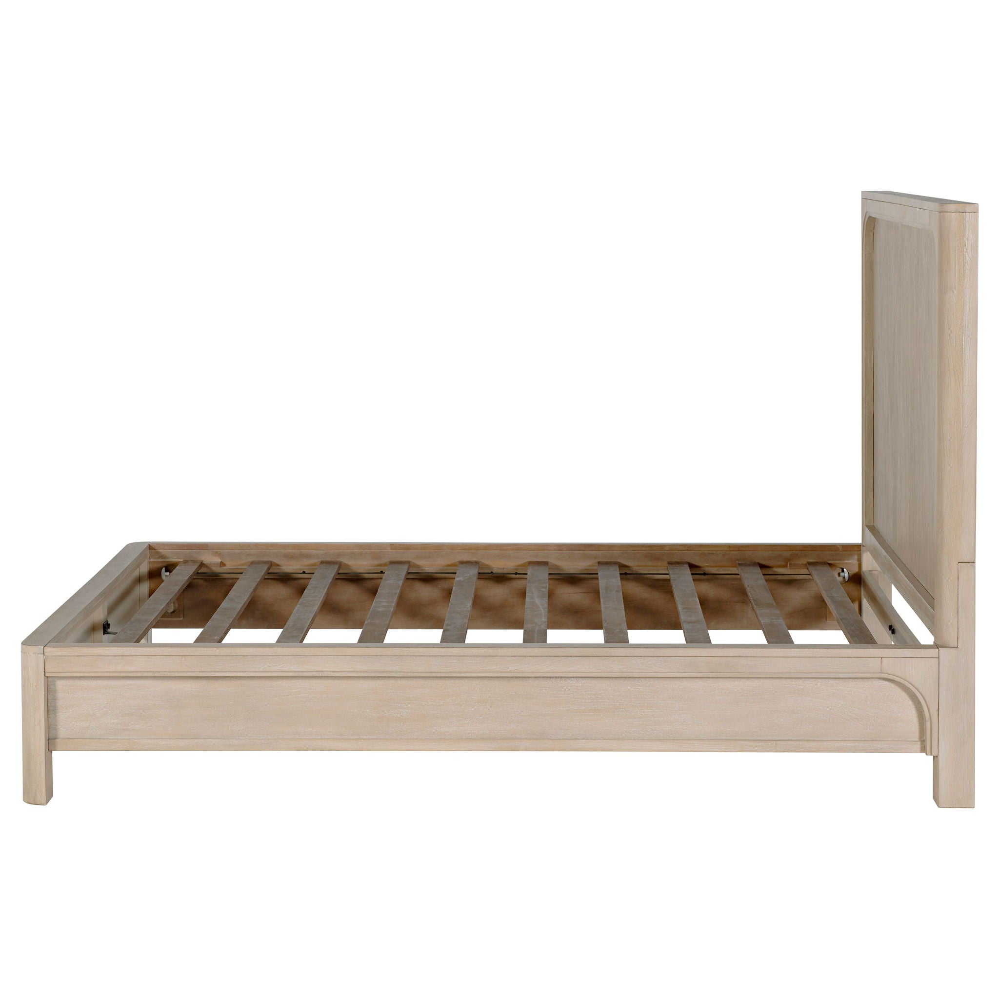 Solano 55-inch California King Panel Bed Weathered Mango