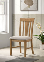 Hartville Dining Side Chair Natural Light Brown (Set of 2)