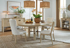 Sunset Cove - Upholstered Side Chair With Wood Back (Set of 2) - Sanibel Brown
