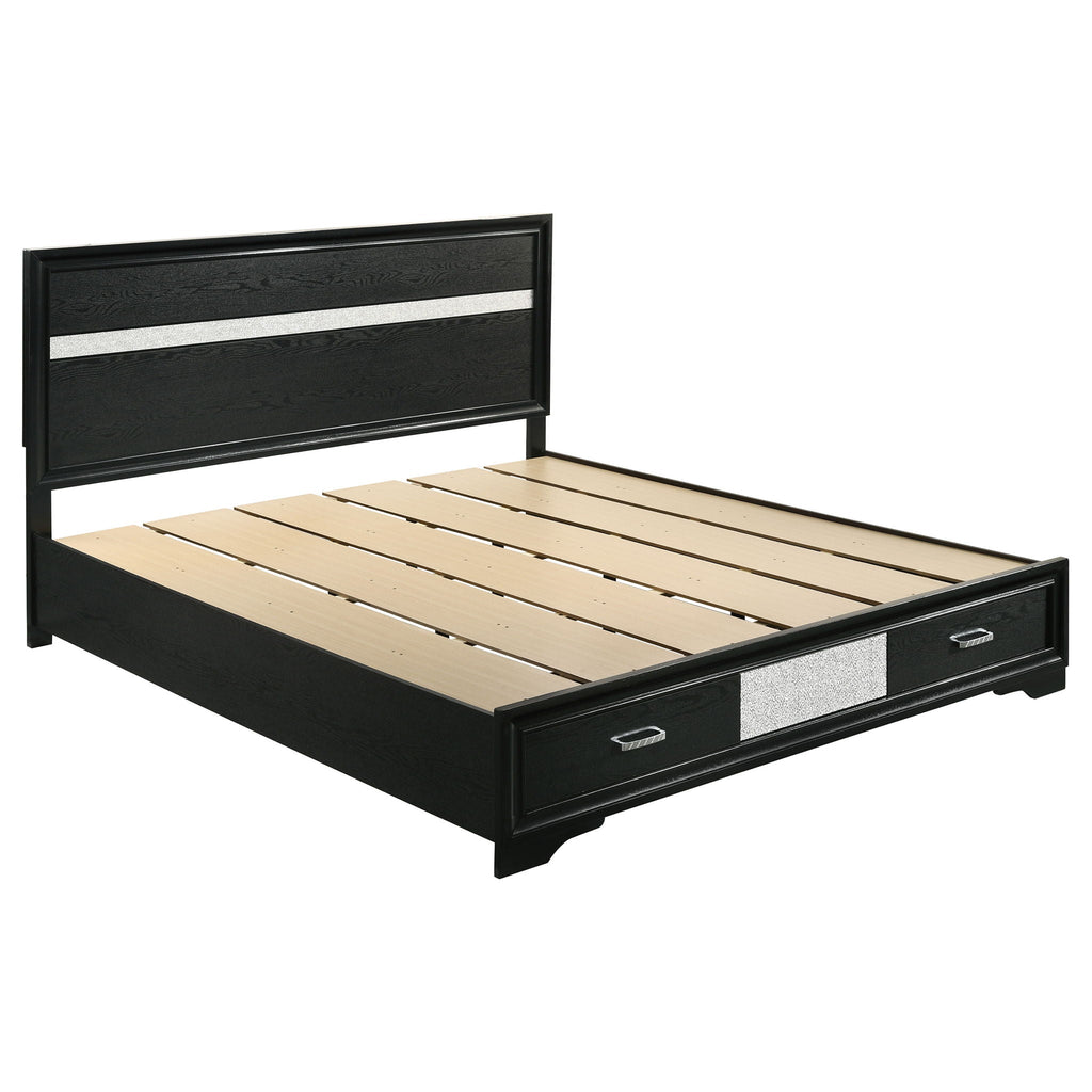 Miranda 5-piece California King Bedroom Set Black