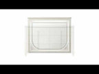 Laveda - Bench - Light Gray Boucle & Pearl White