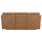 Chavis - Power Motion Sofa With USB & Power Headrest - Brown