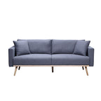 Easton - Fabric Living Room Set With USB Charging Ports Pockets And Pillows (Set of 2)
