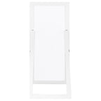 Cadence Tempered Glass Full Length Mirror White High Gloss