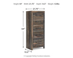 Drystan - Narrow Chest - Brown / Beige