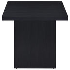 Max 3-piece Rectangular Coffee and End Table Set Black