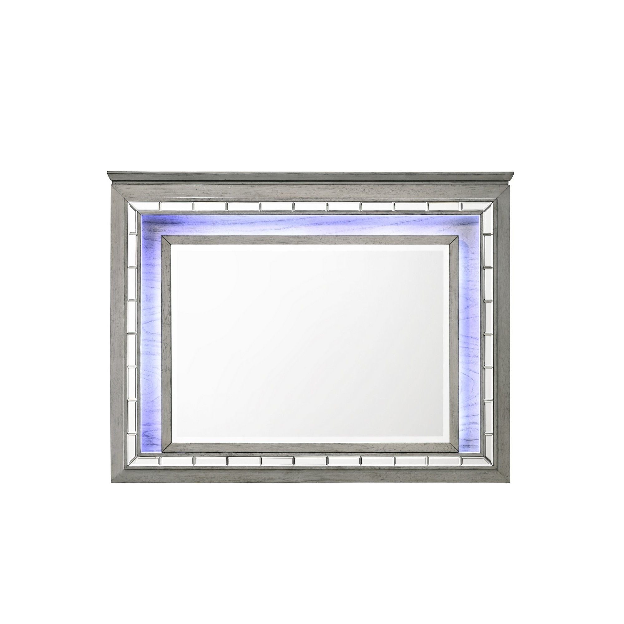 Antares - Mirror With LED - Light Gray