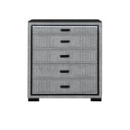 Isaiah - Upholstered Chest With LED Lighting