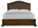Durango - Upholstered Sleigh Storage Bed