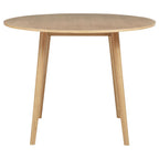 Andrews 5-piece Round Counter Dining Set Light Ash and White