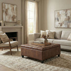 Harrison - Upholstered Coffee Table Storage Ottoman