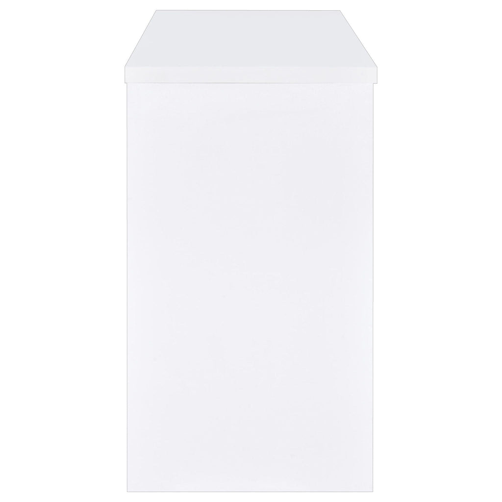 Topanga Engineered Wood Freestanding Home Bar White