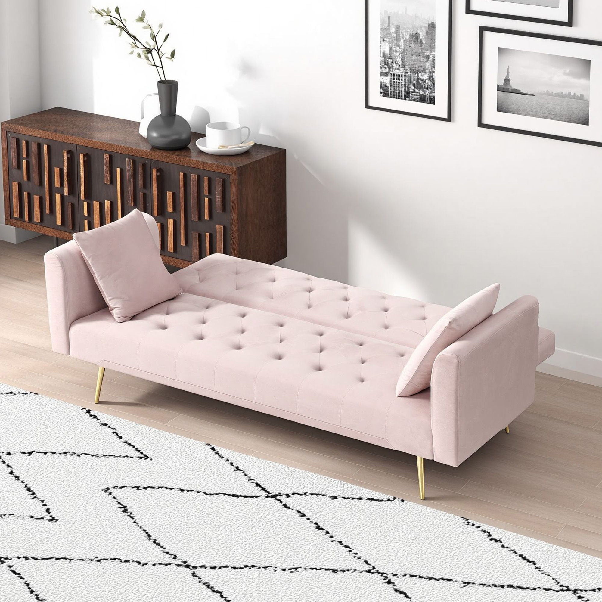 Convertible Double Folding Living Room Sofa Bed