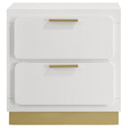 Caraway 2-drawer Nightstand White
