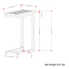 Skyler - C Side Handcrafted Table