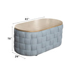 Saree - Coffee Table - Light Teal Chenille