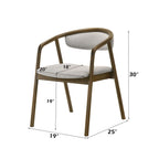 Delina - Side Chair - Walnut