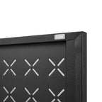 Grid Double Door Shoe Cabinet With Adjustable Compartments And Moisture-Proof Design In Metal