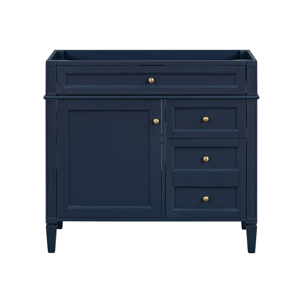 Bathroom Vanity With 2 Drawers And Tip-Out Drawer, Storage Cabinet