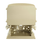 Vatican - Nightstand - Champagne Silver