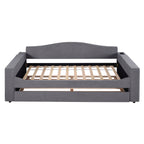 Upholstered Daybed With Storage Armrests, Trundle And Latest Integrated tooth Audio System