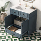 Bathroom Vanity With Sink, Storage Cabinet