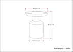 Haynes - Handcrafted Wooden Accent Table