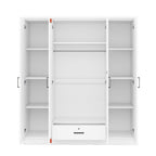 4 Door Wardrobe With 1 Drawer