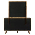 Robyn 6-drawer Bedroom Dresser and Mirror Light Ash